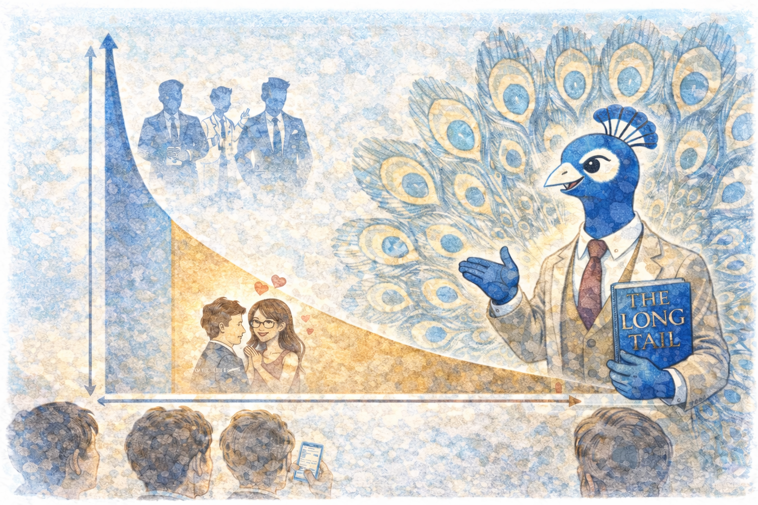 「万人受け」を捨てて「刺さる一人」に出会う:ロングテール理論が教えるニッチ恋愛戦略