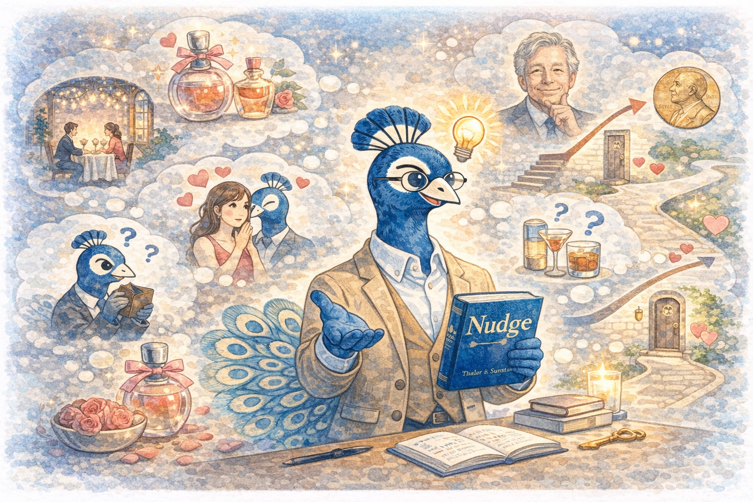 「モテ」は設計できる。ノーベル賞理論『ナッジ』で読み解く、女性を自然に惹きつける最強の選択設計