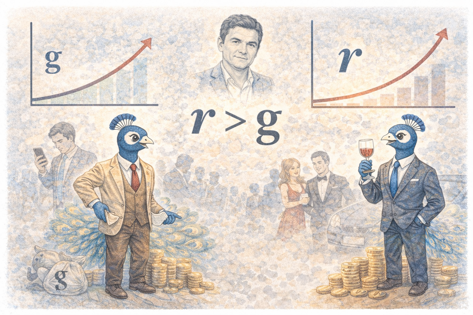 恋愛格差の正体:トマ・ピケティに学ぶ「r > g」の非情な男磨き